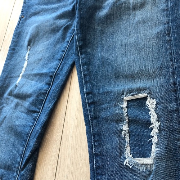 Anthropologie Pilcro and the Letterpress Distressed Low Rise Jeans Size 27P - Picture 4 of 13